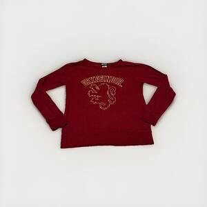 Harry Potter Gryffindor Lightweight Maroon Pullover Sweater Womens Size L(B2)